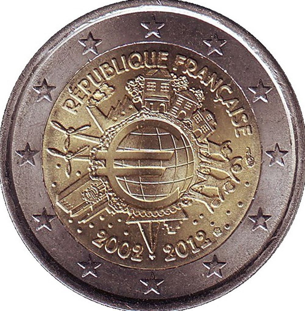 monnaies euros banque centrale europeenne republique francaise 2002 2012