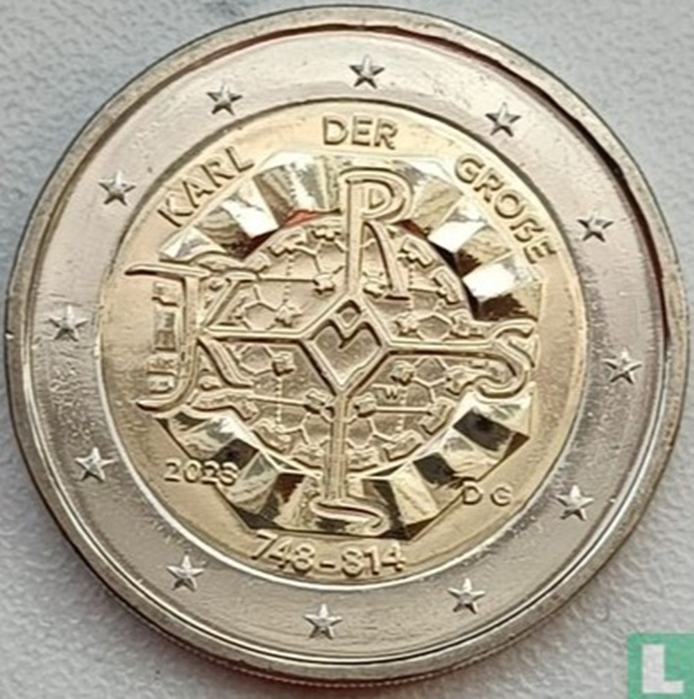 1275th anniversary Birth of Charlemagne monnaies euros banque centrale europeenne 1275th anniversary birth of charlemagne