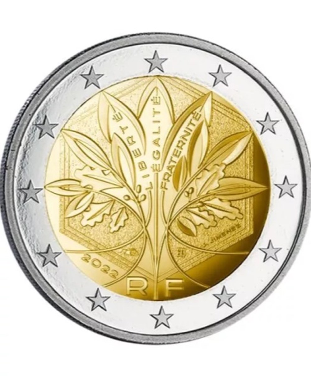 L'arbre de la liberté - 2022 monnaies euros banque centrale europeenne l arbre de la liberte 2022