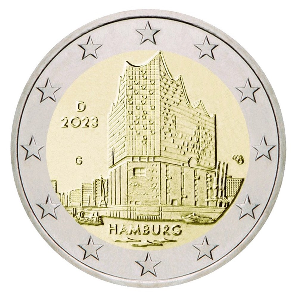 Hamburg 2023 monnaies euros banque centrale europeenne hamburg 2023