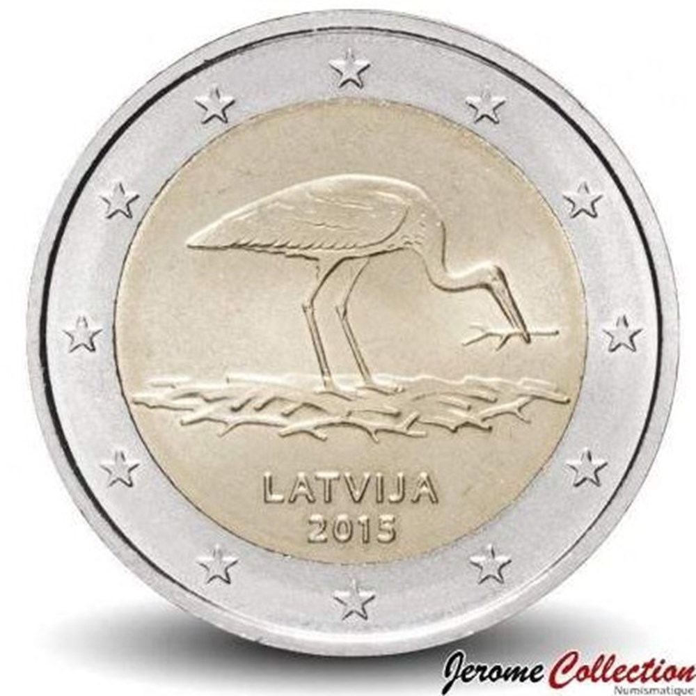 La cigogne noire - 2015 monnaies euros europe la cigogne noire 2015