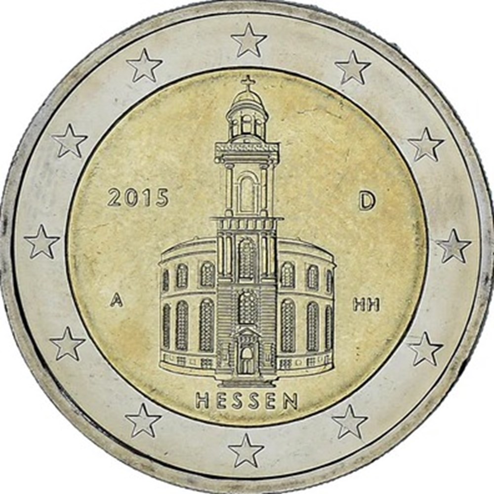 Hessen 2015 monnaies euros a banque centrale europeenne hessen 2015