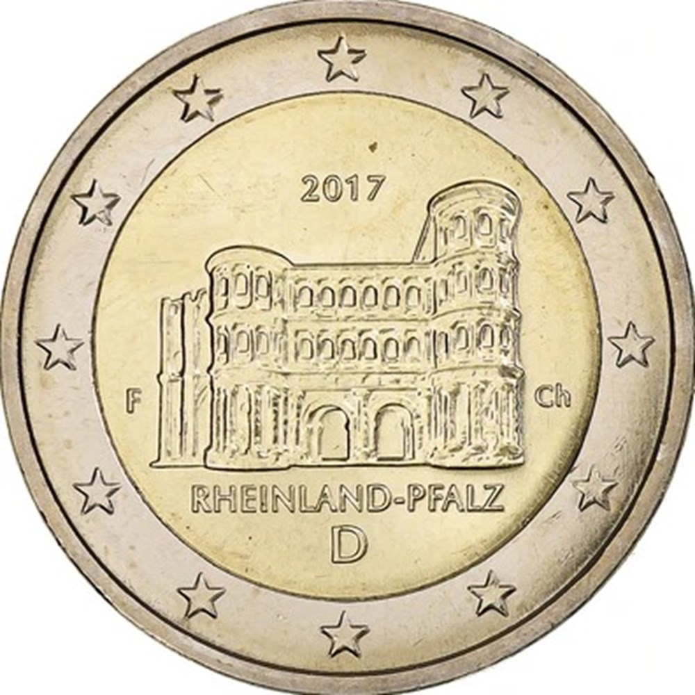 Rheinland-Pfalz 2017 monnaies euros banque centrale europeenne rheinland pfalz 2017
