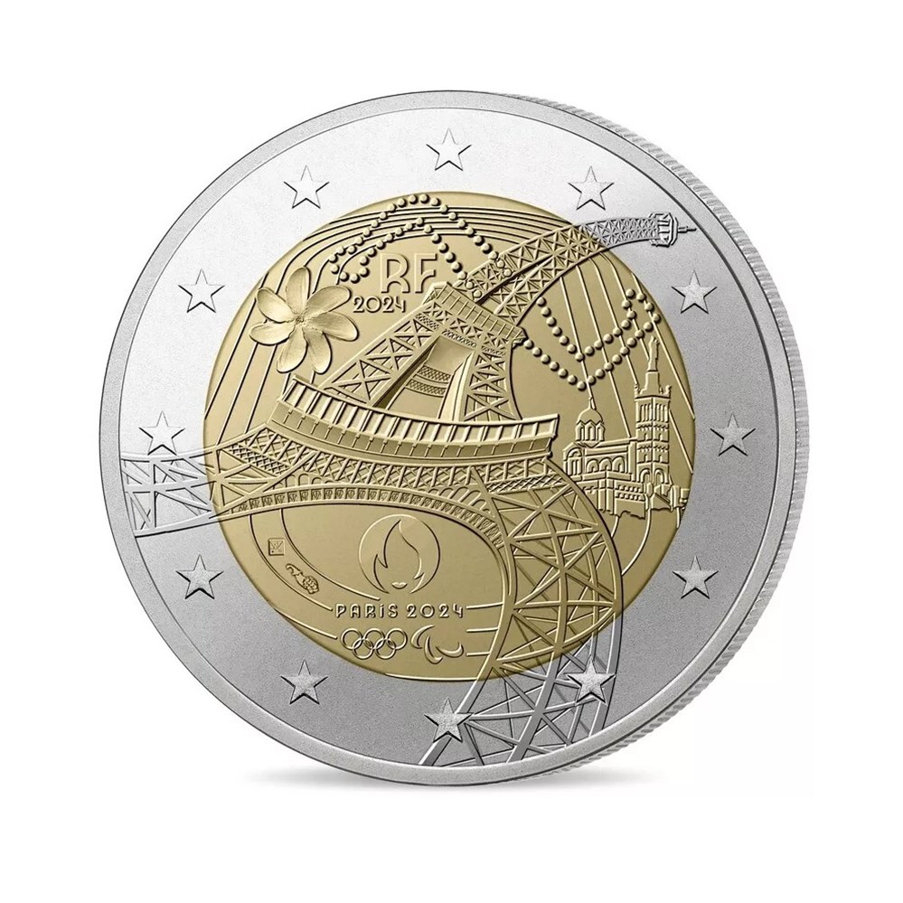 JEUX OLYMPIQUES DE PARIS 2024 monnaies euros banque centrale europeenne jeux olympiques de paris 2024