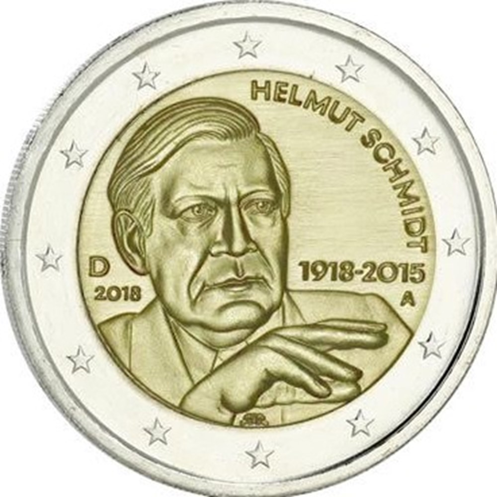 Helmut Schmidt monnaies euros a banque centrale europeenne helmut schmidt
