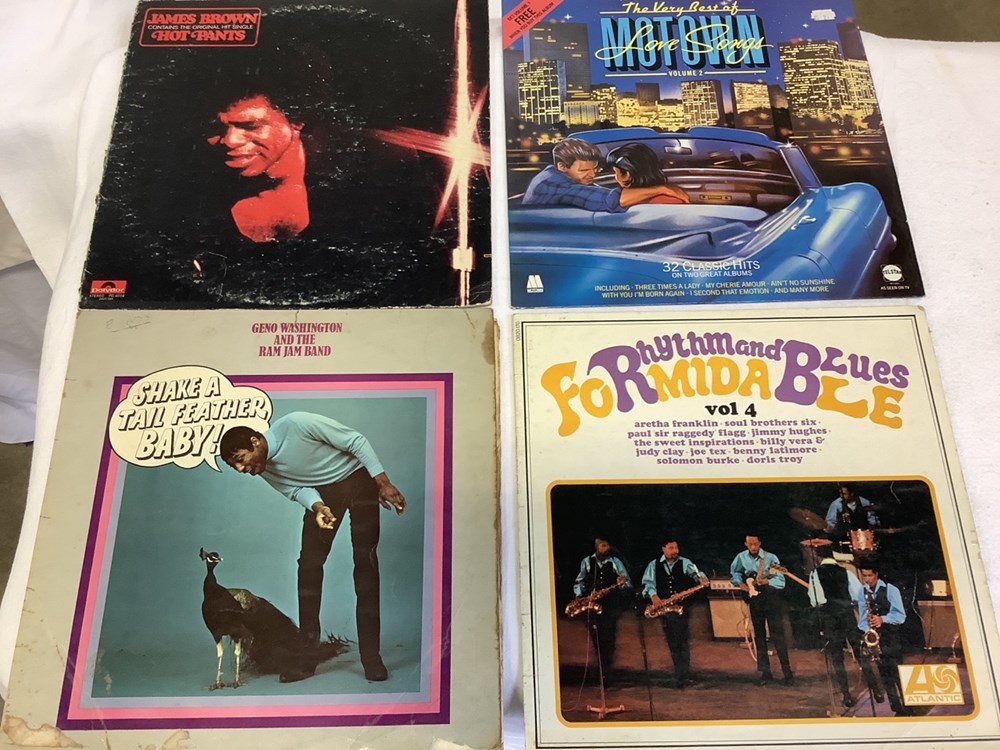 Lit de 8 vinyles 33 T, Soûl, Motown, Graham central station etc, B à VG monnaies lit de 8 vinyles 33 t soul motown graham central station etc b a vg