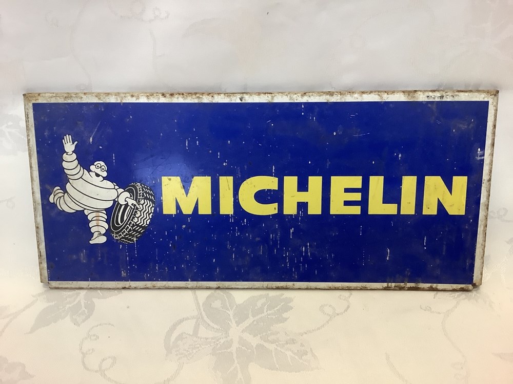Petite tôle lithographiée publicitaire Michelin monnaies petite tole lithographiee publicitaire michelin