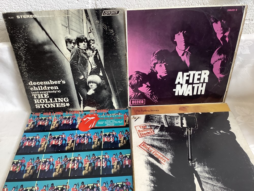 Lot de 9 vinyles des ROLLING STONES monnaies lot de 9 vinyles des rolling stones