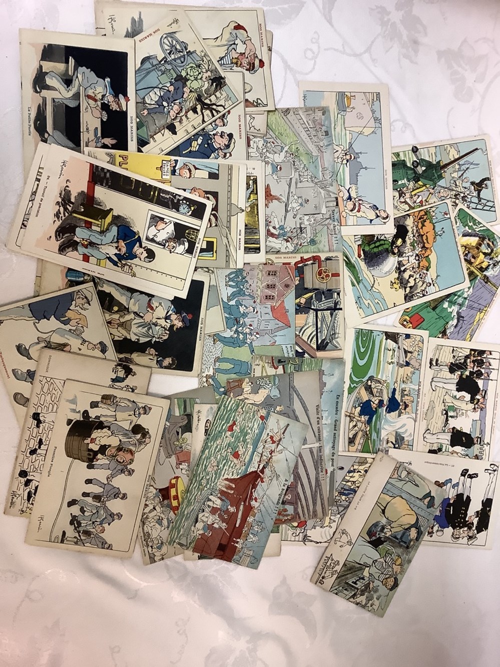 Cartes postales illustrées par GERVESE 3 monnaies cartes postales illustrees par gervese