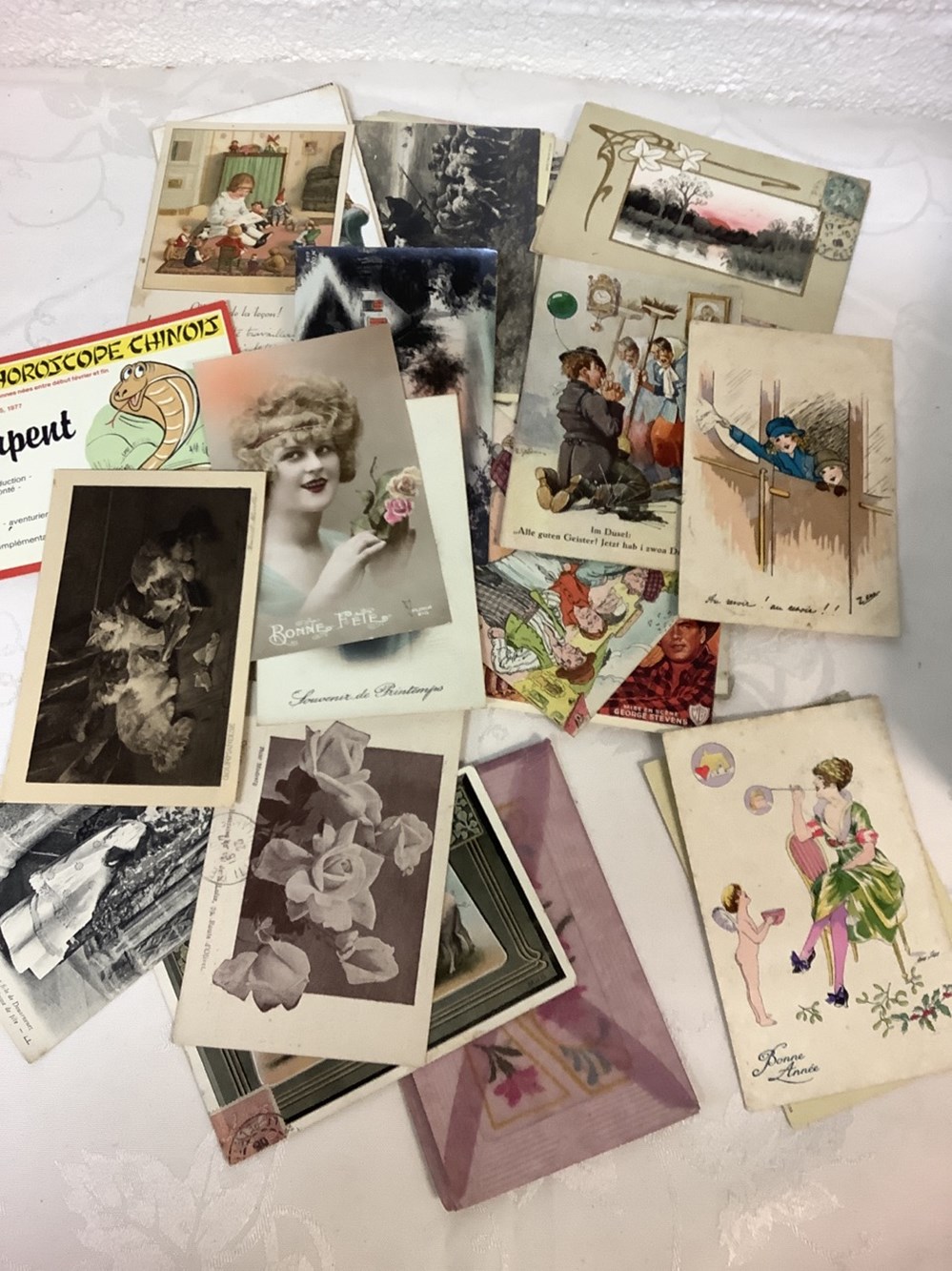 monnaies cartes postales fantaisies