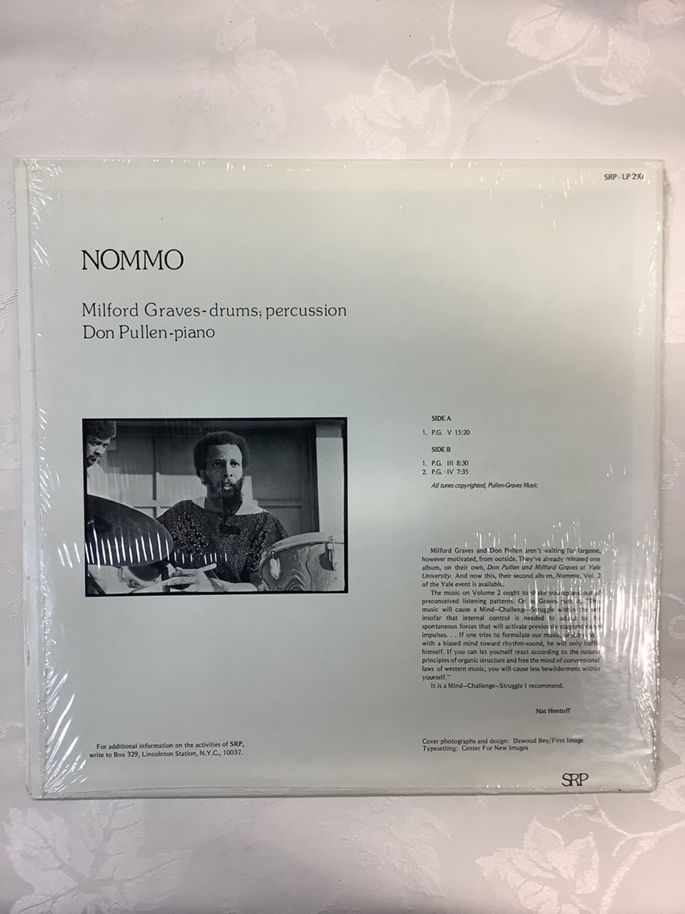 Vinyle 33 Milfrod Graves « Nommo » réf SRP monnaies vinyle 33 milfrod graves nommo ref srp