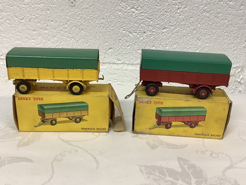 Lot de véhicules et remorque DINKY TOY ET CIJ en l’état 3 monnaies lot de vehicules et remorque dinky toy et cij en l etat