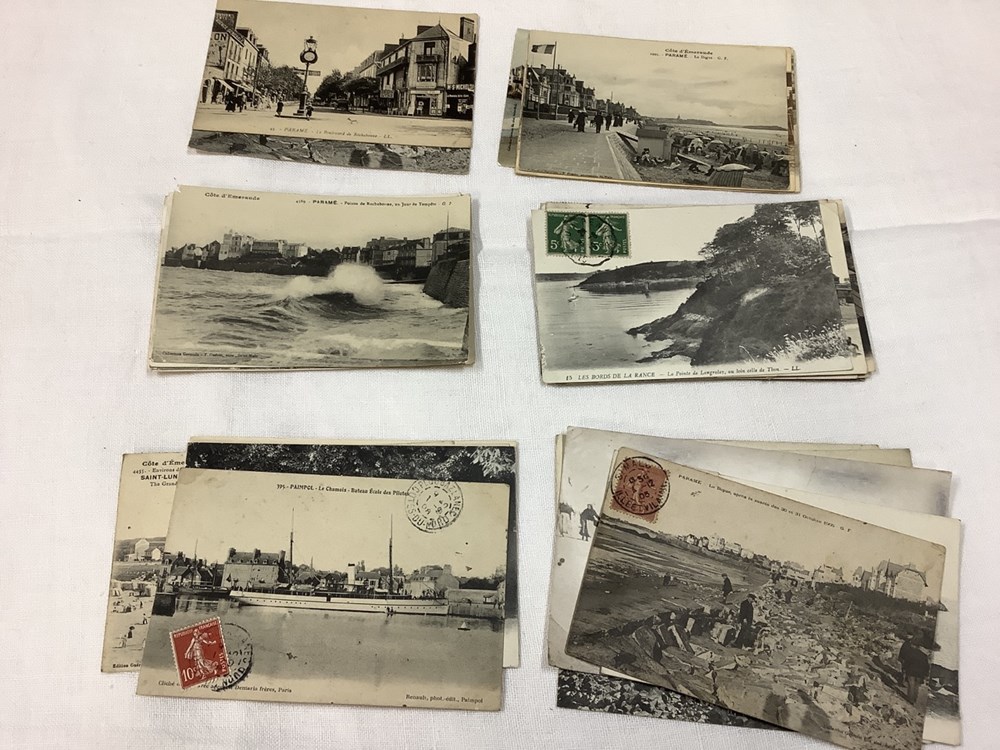 Lot de cartes postales anciennes (une centaine) sur la Bretagne, St Malo, Paramé, fougères, cancale… 4 monnaies lot de cartes postales anciennes une centaine sur la bretagne st malo parame fougeres cancale