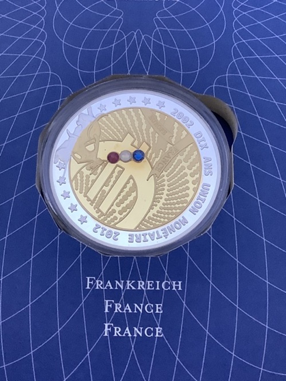Coffret de 20 médailles 10 ans de l’euro 5 monnaies coffret de 20 medailles 10 ans de l euro