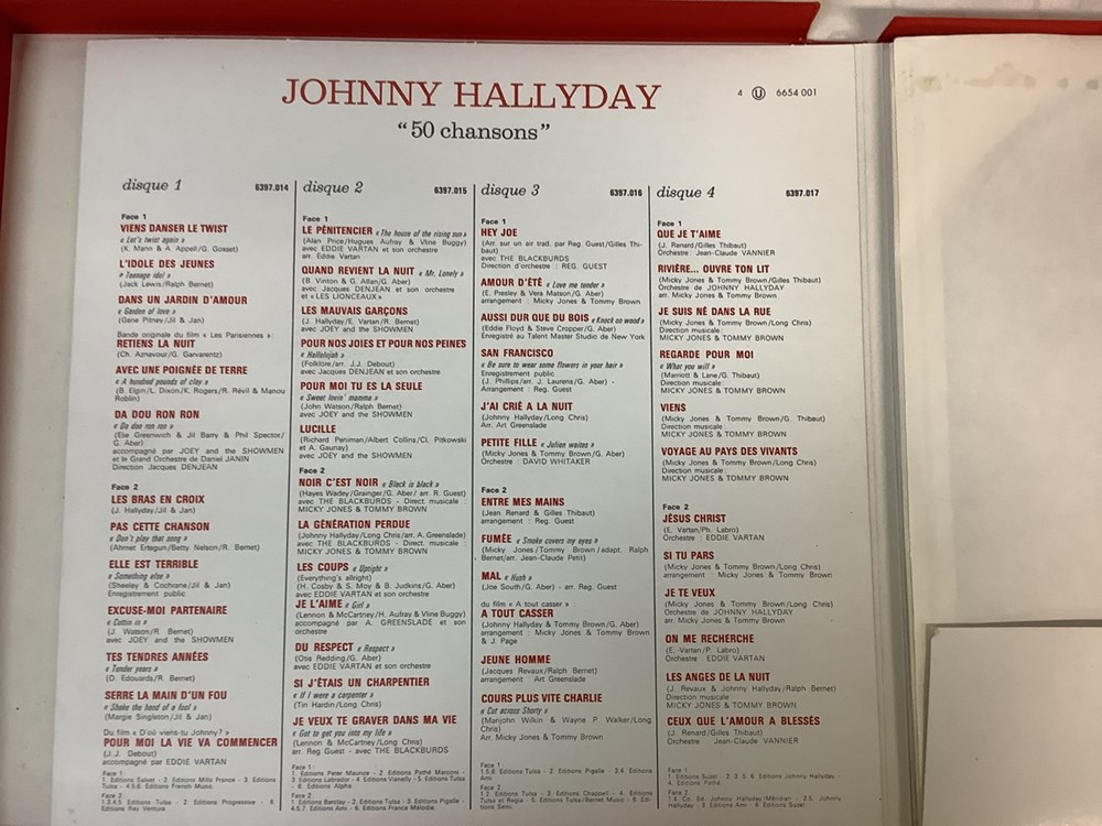 Artiste : Johnny Hallyday 2 monnaies artiste johnny hallyday