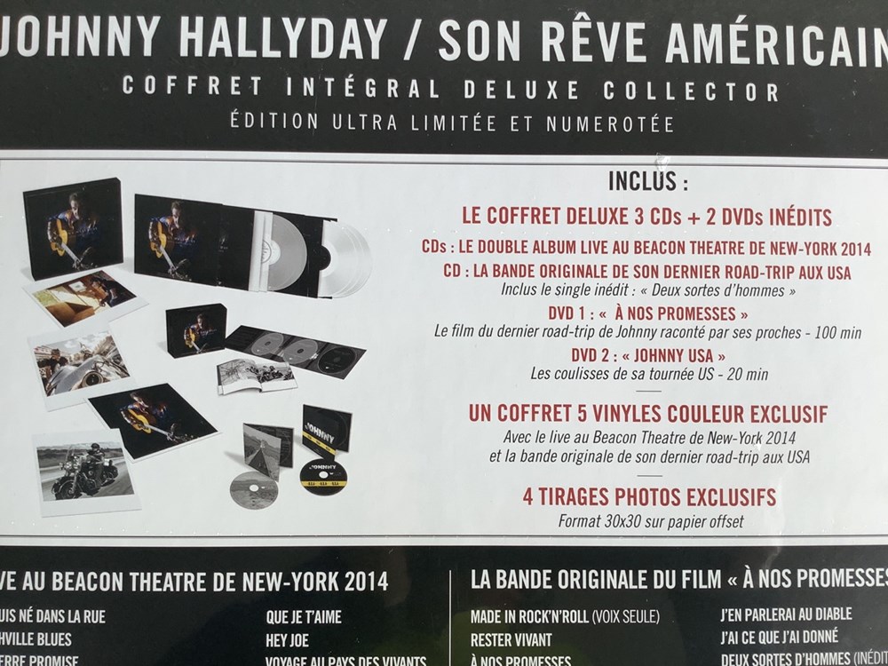 Artiste : Johnny Hallyday 4 monnaies artiste johnny hallyday