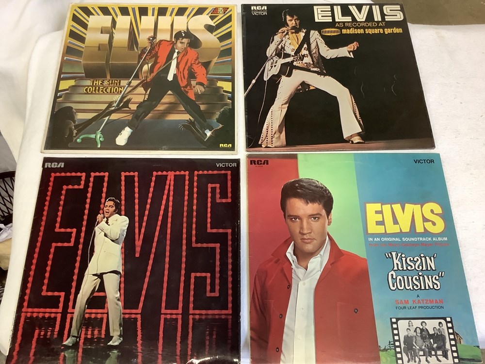 Lot de 8 vinyles 33T de Elvis, de G à VG. monnaies lot de 8 vinyles 33t de elvis de g a vg