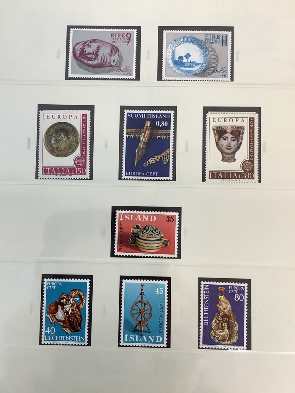 Europe 1975 à 1982 5 monnaies europe 1975 a 1982