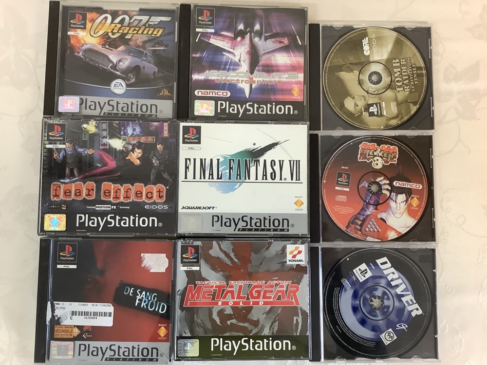 Lot de jeux de playstation : 4 monnaies lot de jeux de playstation