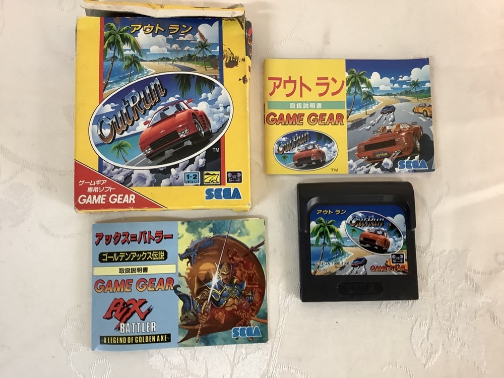 Lot de jeux GAME GEAR 3 monnaies lot de jeux game gear