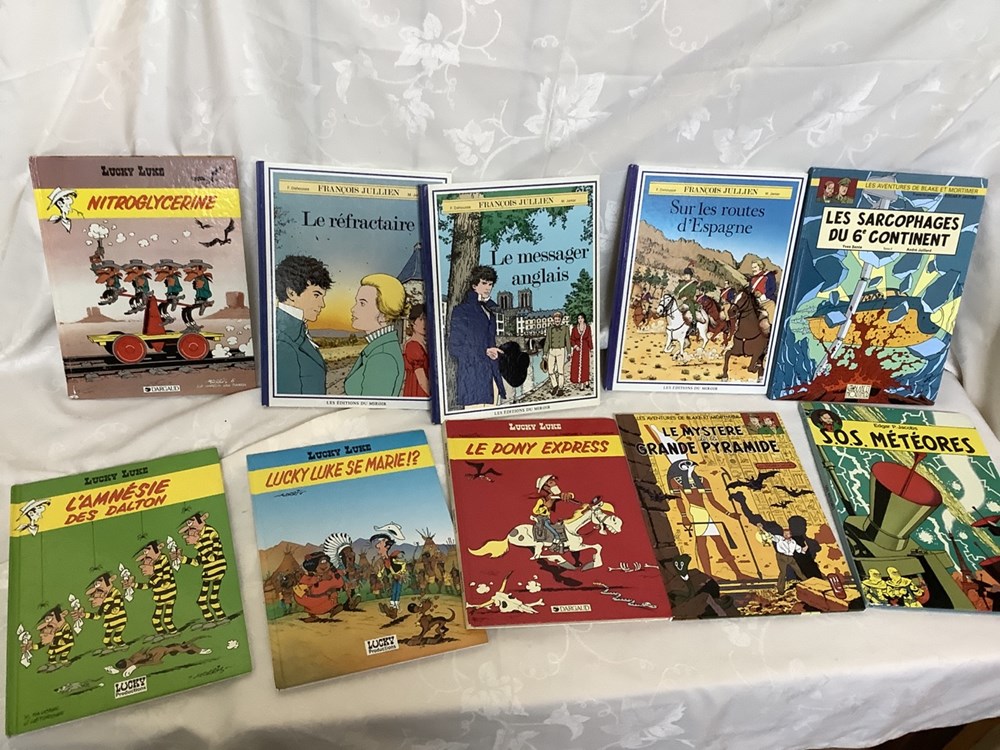 monnaies 12 lucky luke 3 blake et mortimer 3 f jullien