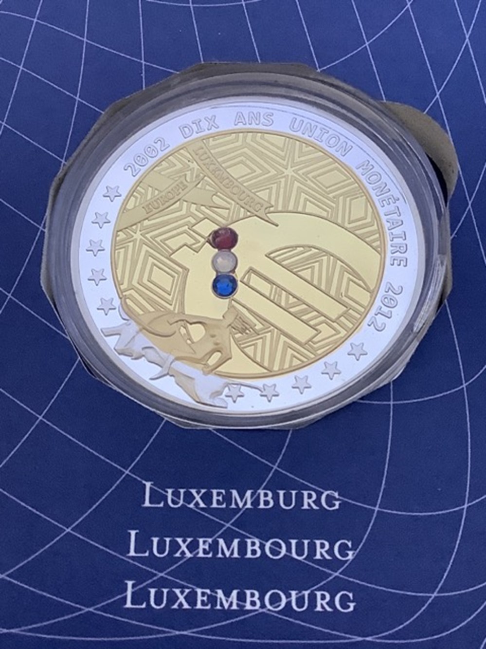 Coffret de 20 médailles 10 ans de l’euro 6 monnaies coffret de 20 medailles 10 ans de l euro