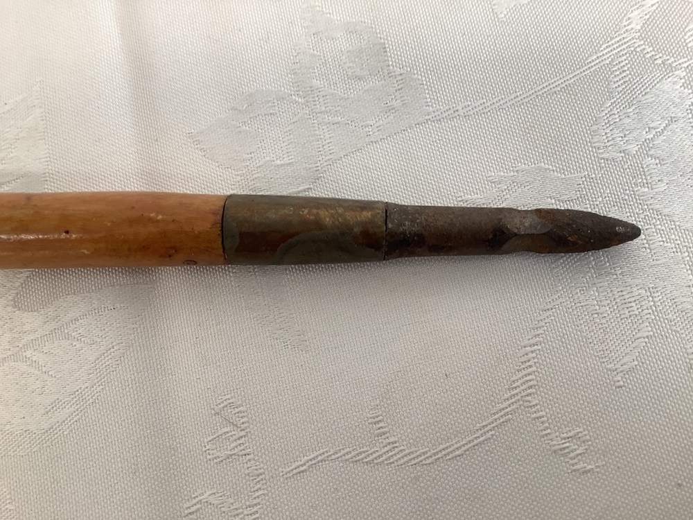 Canne avec un pommeau en tête de soldat prussien 5 monnaies canne avec un pommeau en tete de soldat prussien