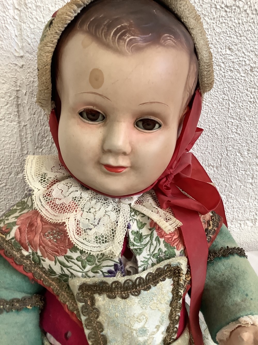 Poupée ancienne pop 50 France H 50 cms 2 monnaies poupee ancienne pop 50 france h 50 cms