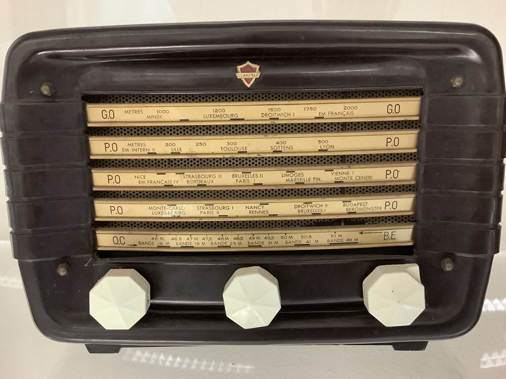 Poste radio CLARVILLE CADET monnaies poste radio clarville cadet