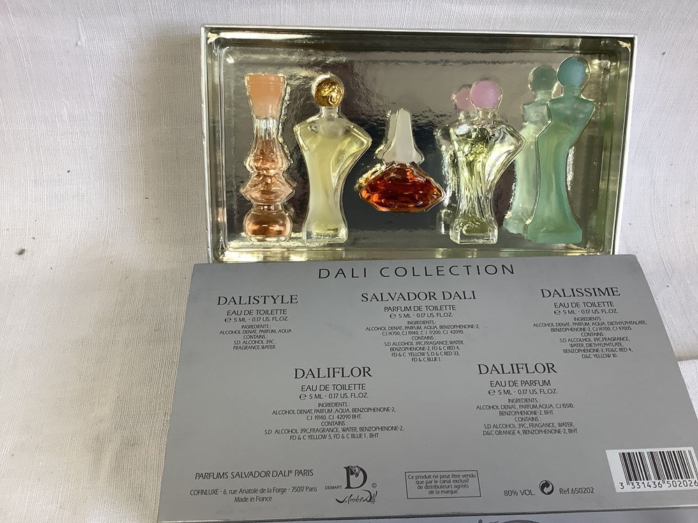 Coffret de petits parfums Salvador Dali 2 monnaies coffret de petits parfums salvador dali