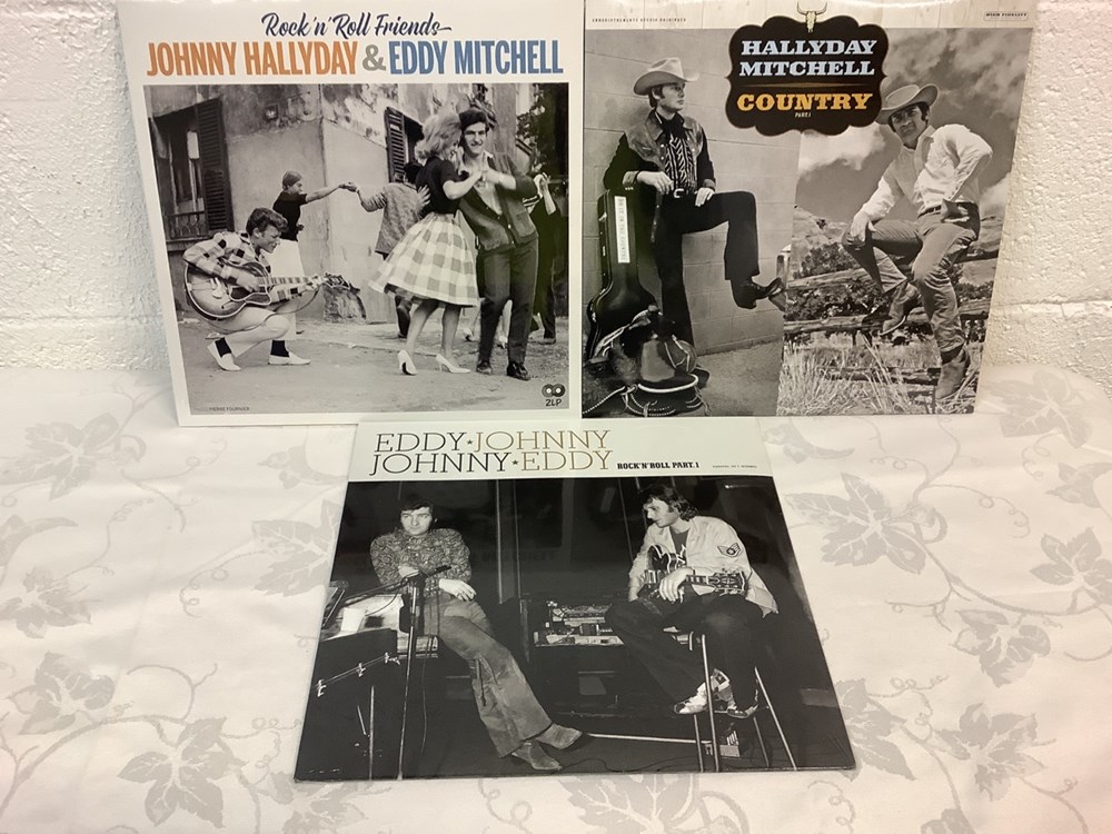 Artistes : Johnny Hallyday et Eddy Mitchell monnaies artistes johnny hallyday et eddy mitchell