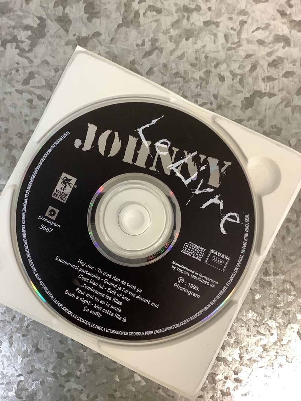 monnaies artiste johnny hallyday