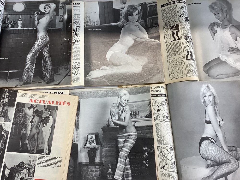 monnaies lot de 7 albums de la revues erotique paris flirt