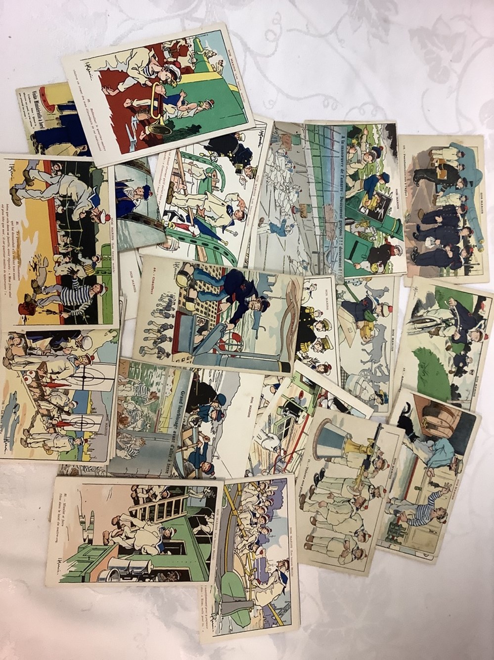 Cartes postales illustrées par GERVESE 2 monnaies cartes postales illustrees par gervese