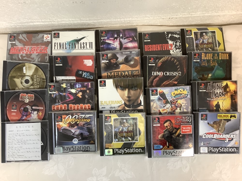 Lot de jeux de playstation : monnaies lot de jeux de playstation