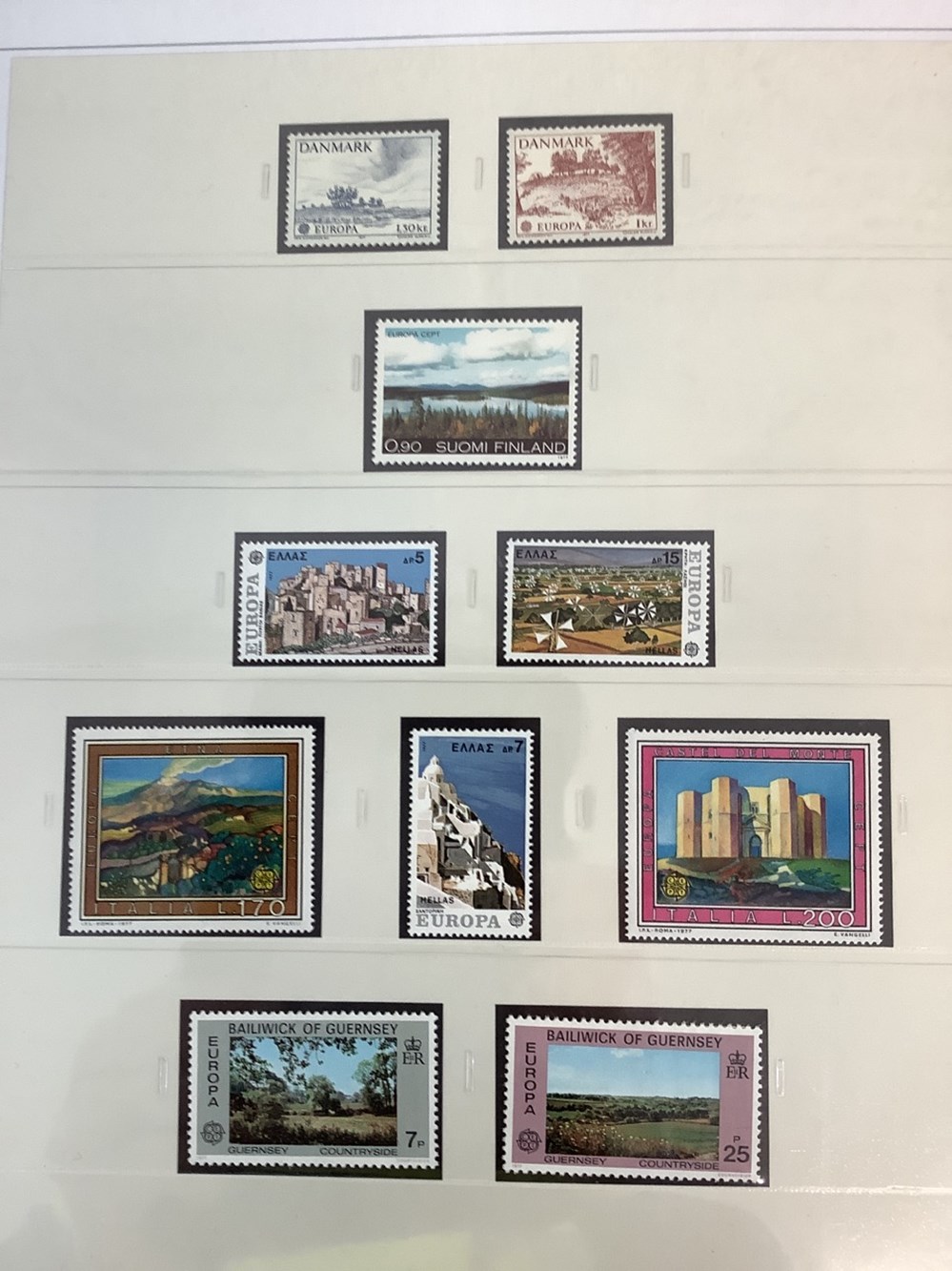 Europe 1975 à 1982 6 monnaies europe 1975 a 1982