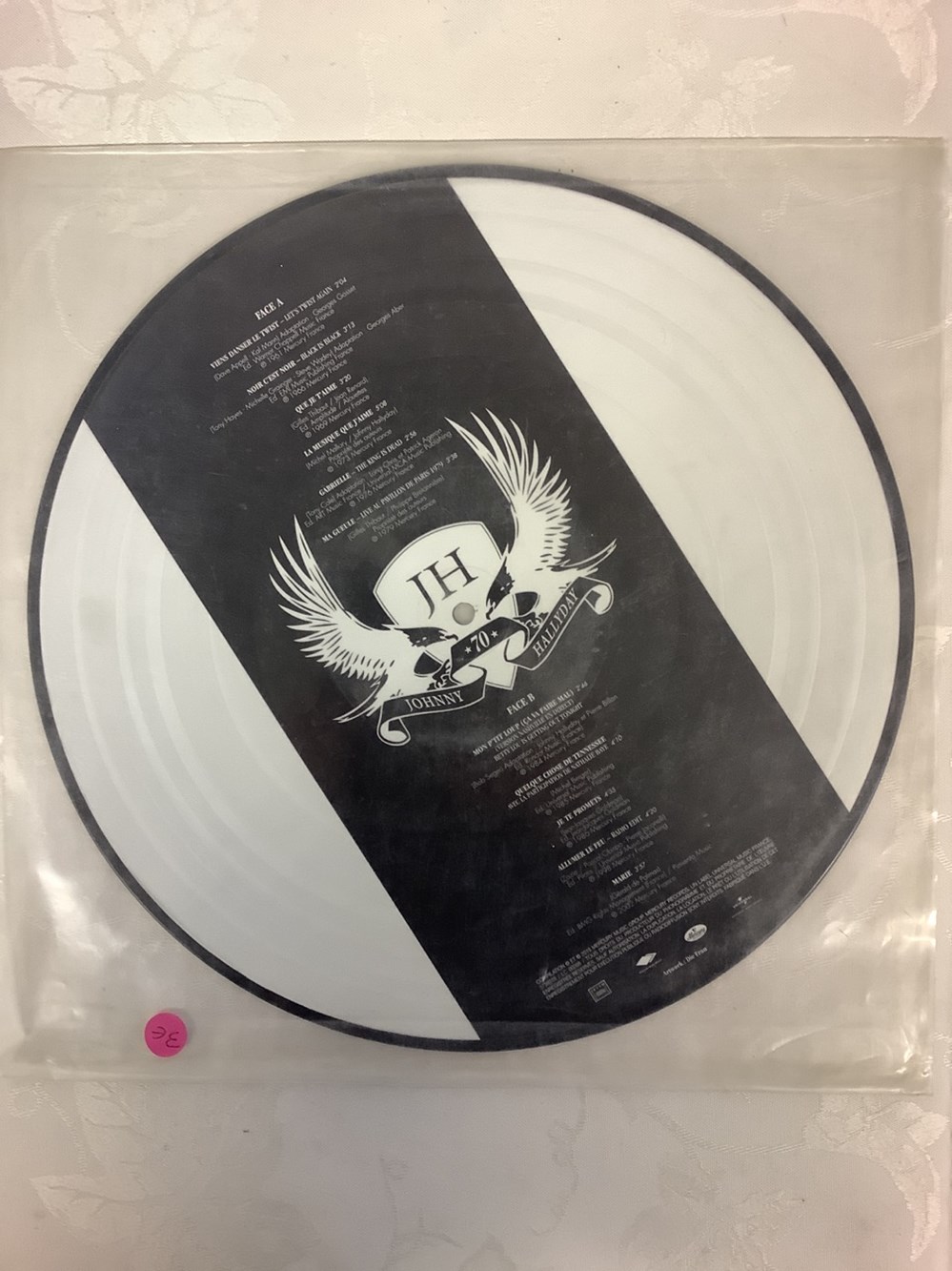33 T. Picture Disc monnaies 33 t picture disc