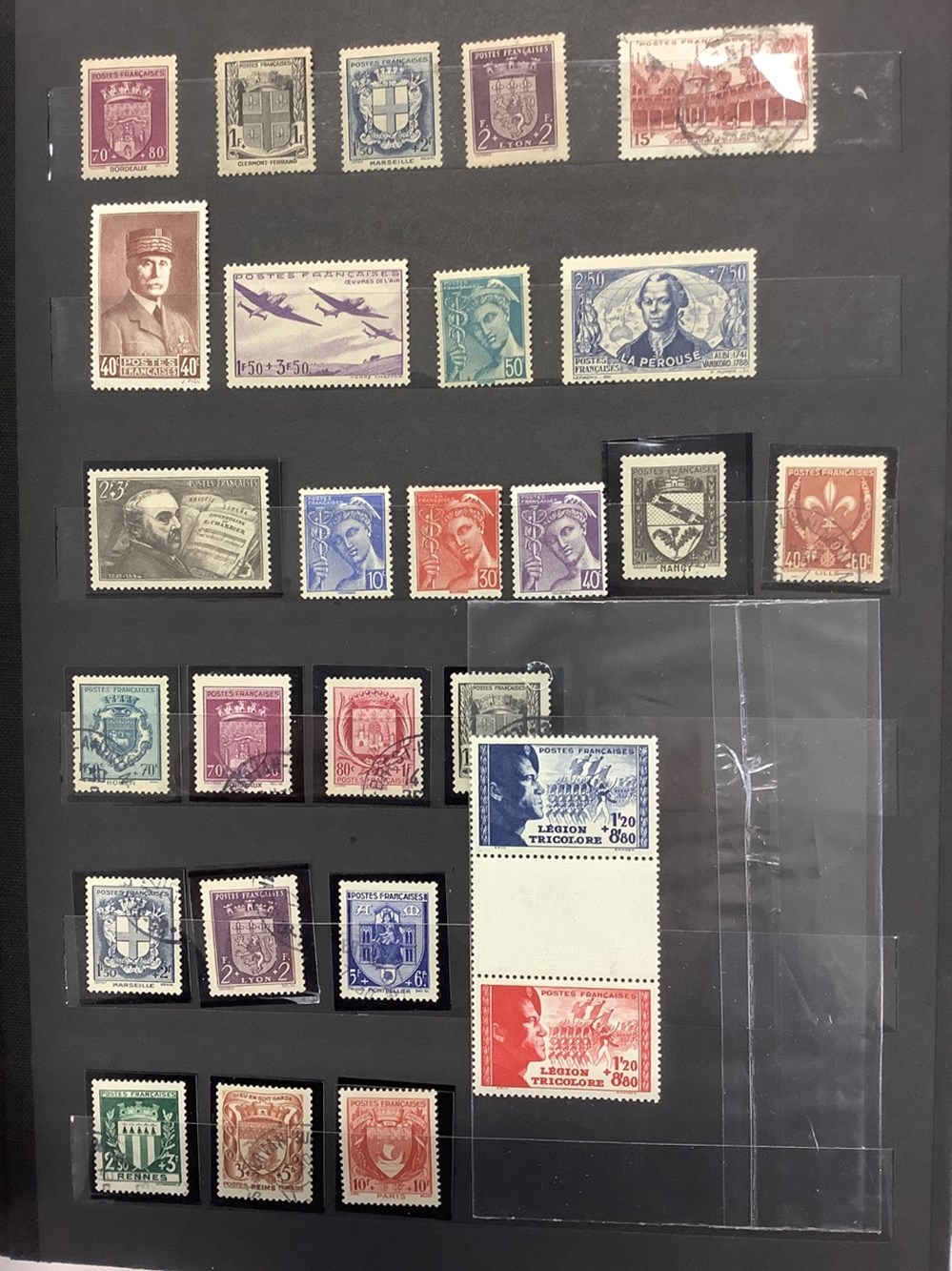 monnaies 1 album de timbres neufs et obliteres origine a 1959