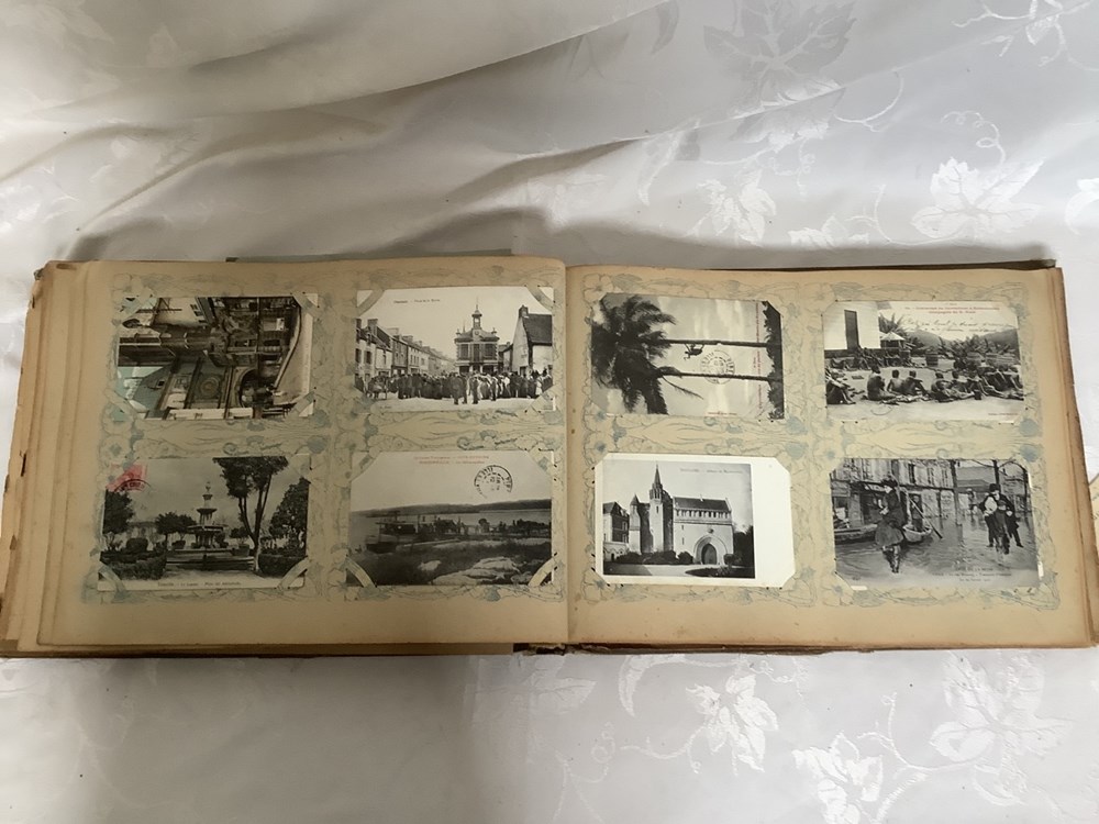 Album de cartes postales anciennes la plupart animées 4 monnaies album de cartes postales anciennes la plupart animees