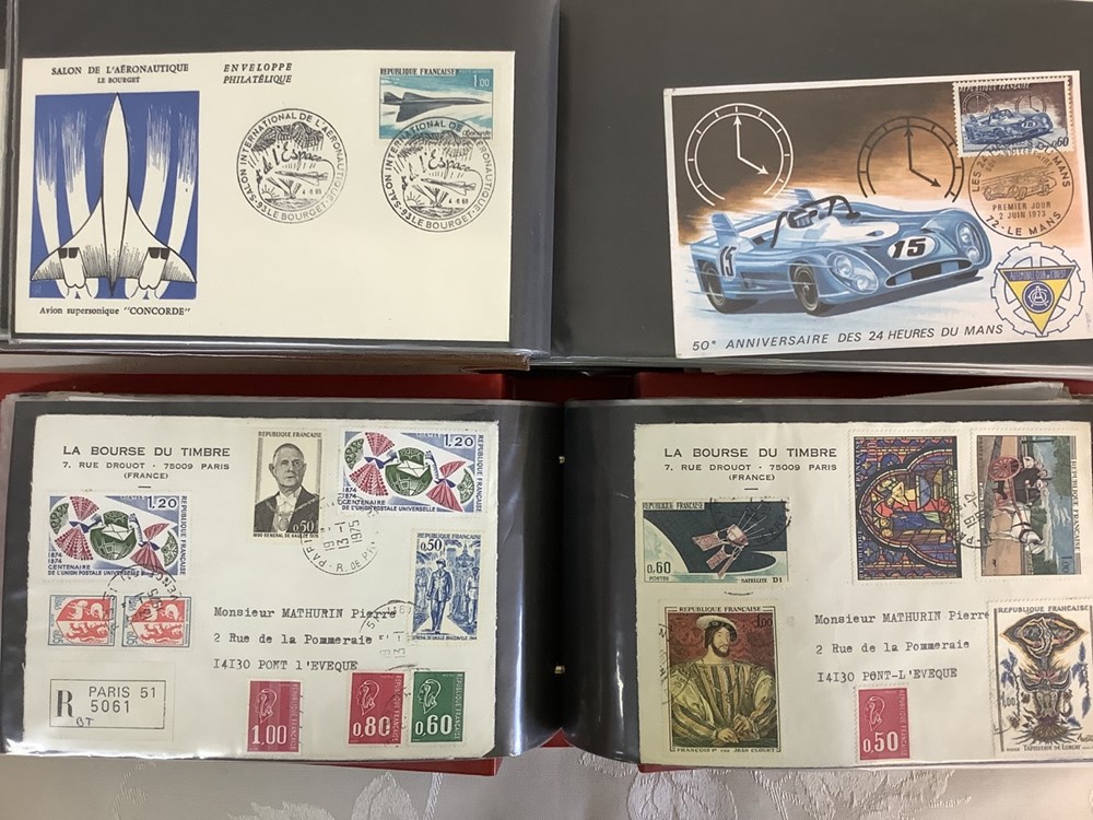 Important lot de timbres oblitérés et enveloppes dont premier jour 3 monnaies important lot de timbres obliteres et enveloppes dont premier jour