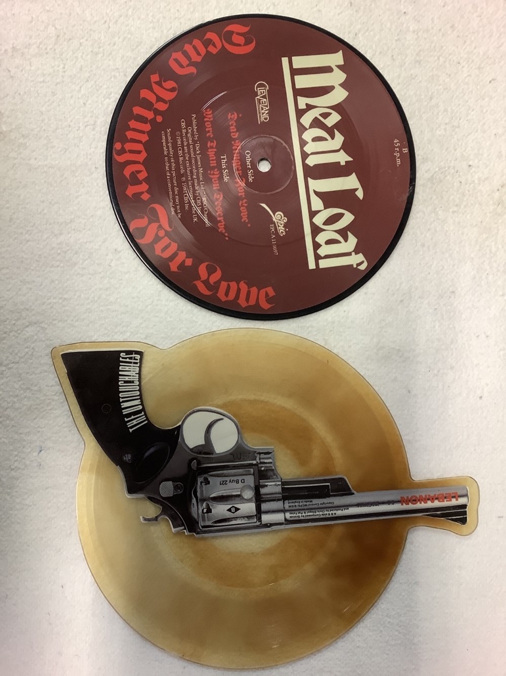 2 vinyles « Picture » Méat Loaf et « The Untouchables » 2 monnaies 2 vinyles picture meat loaf et the untouchables