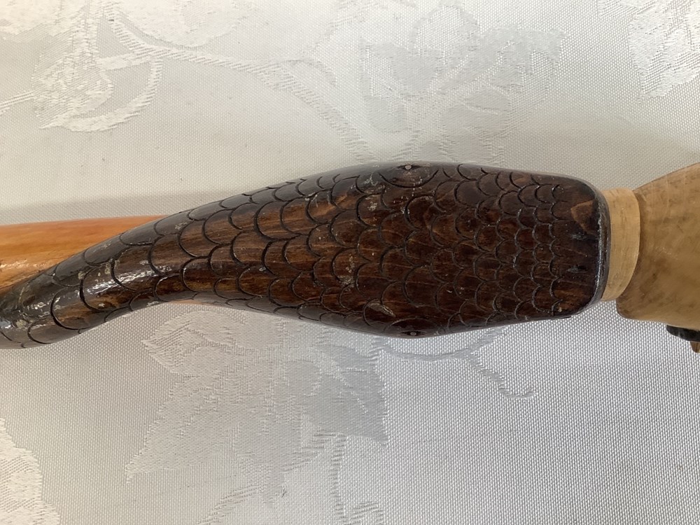 Canne avec un pommeau en tête de soldat prussien 4 monnaies canne avec un pommeau en tete de soldat prussien