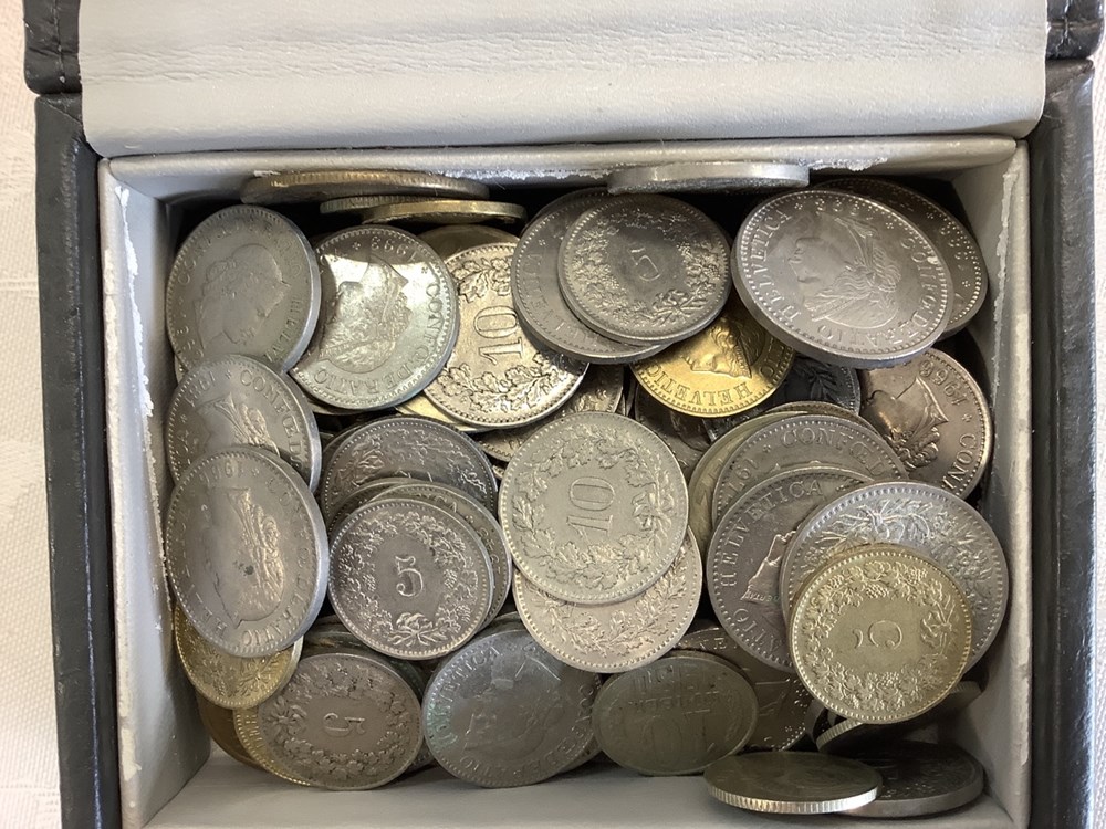 Petit lot de pièces Suisse et URSS monnaies petit lot de pieces suisse et urss