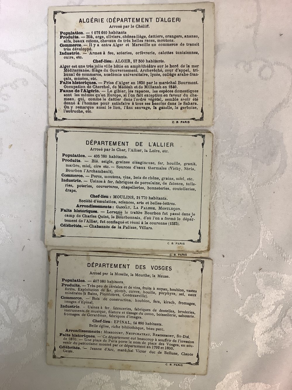 Ensemble sur des images sur les départements 2 monnaies ensemble sur des images sur les departements