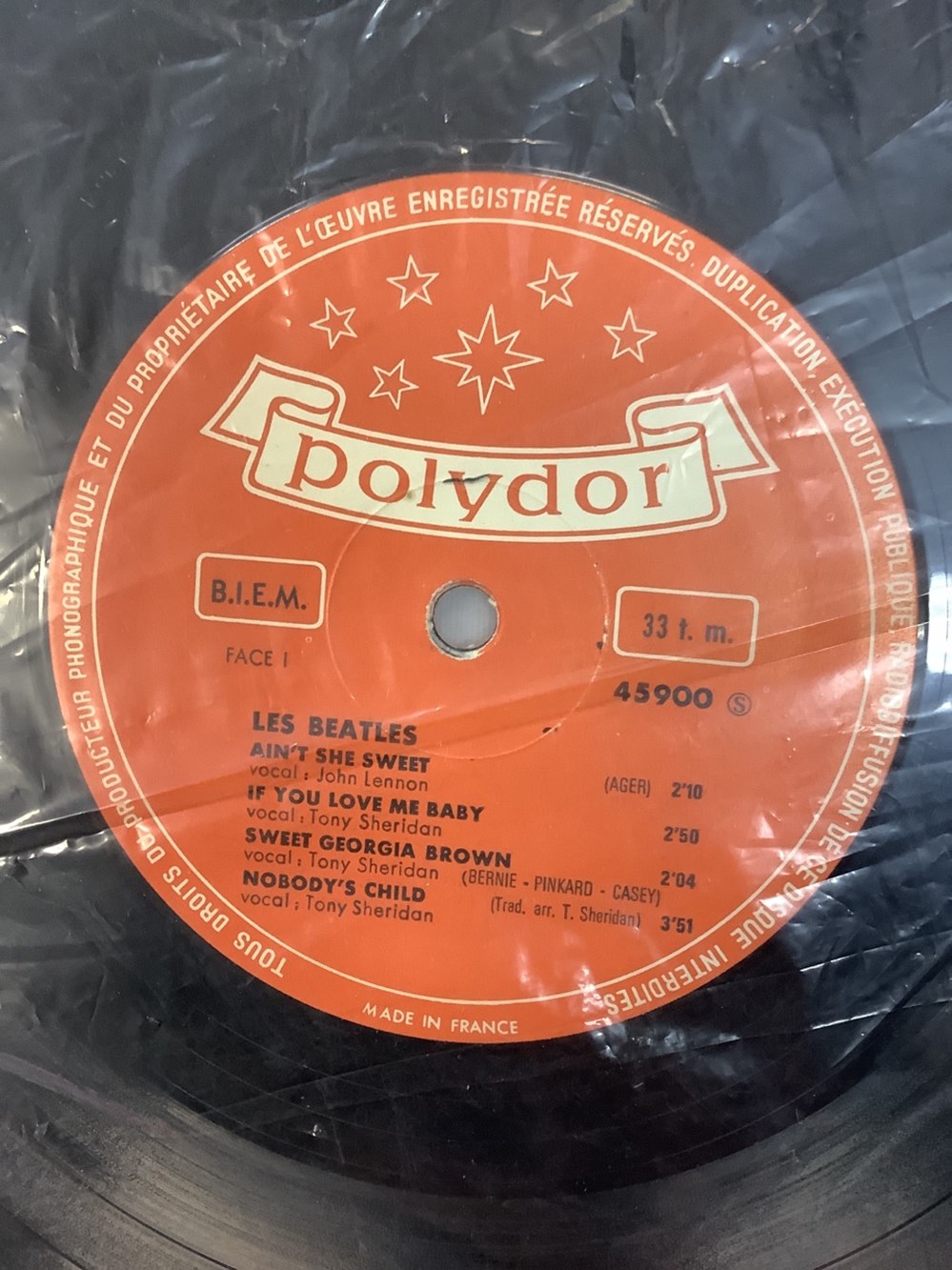 monnaies vinyle les beatles les perruques