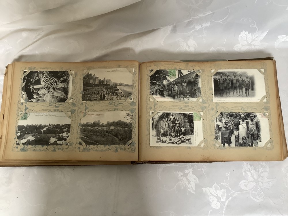 Album de cartes postales anciennes la plupart animées 3 monnaies album de cartes postales anciennes la plupart animees