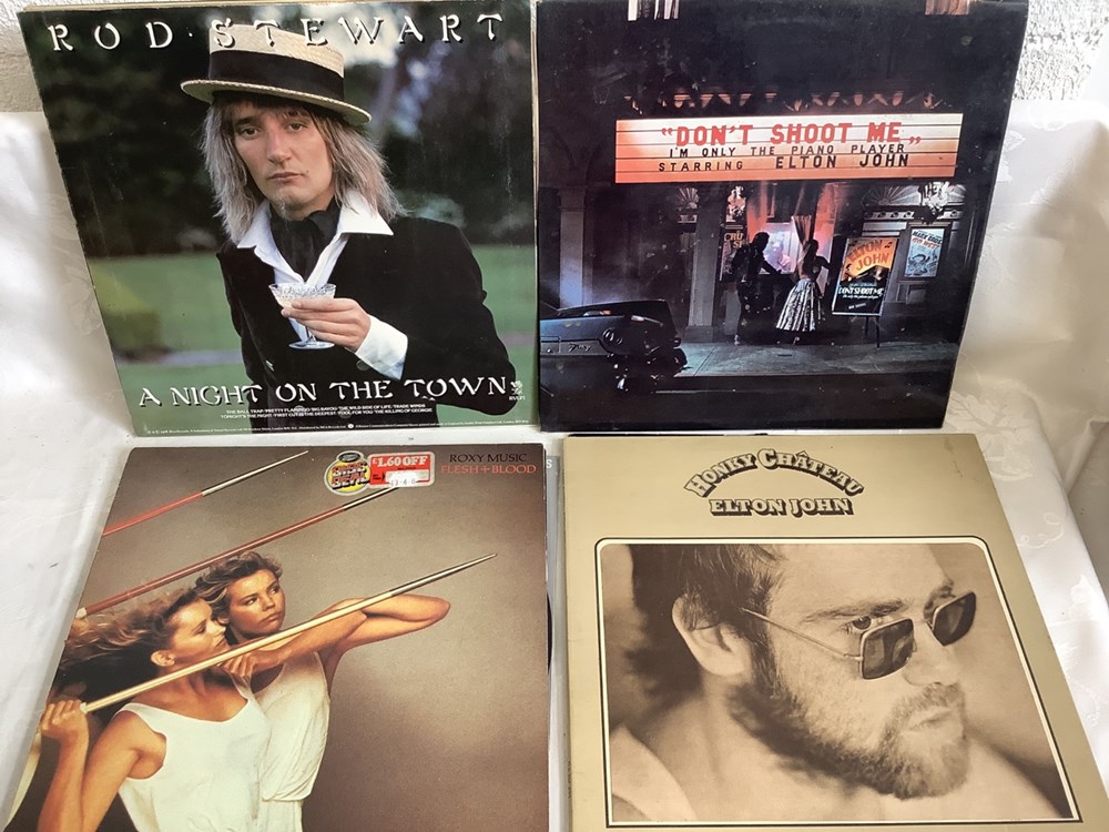 Lot de 17 vinyles 33 T comprenant ROD STEWART, EAGLES, NEIL YOUNG, BRYAN FERRY, ROXY MUSIC, EURYTHMICS et ELTON JOHN 3 monnaies lot de 17 vinyles 33 t comprenant rod stewart eagles neil young bryan ferry roxy music eurythmics et elton john