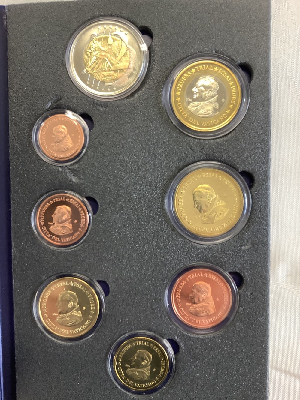 monnaies coffret essais d euros vatican 2006 complet