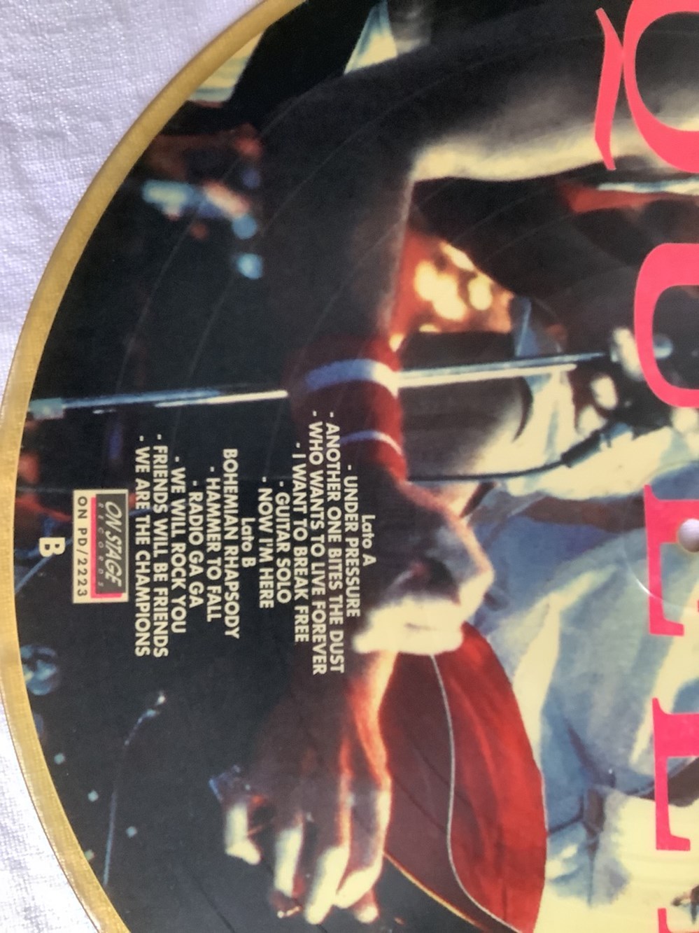 monnaies picture disc 33t queen i want to break free budapest 1986 vg