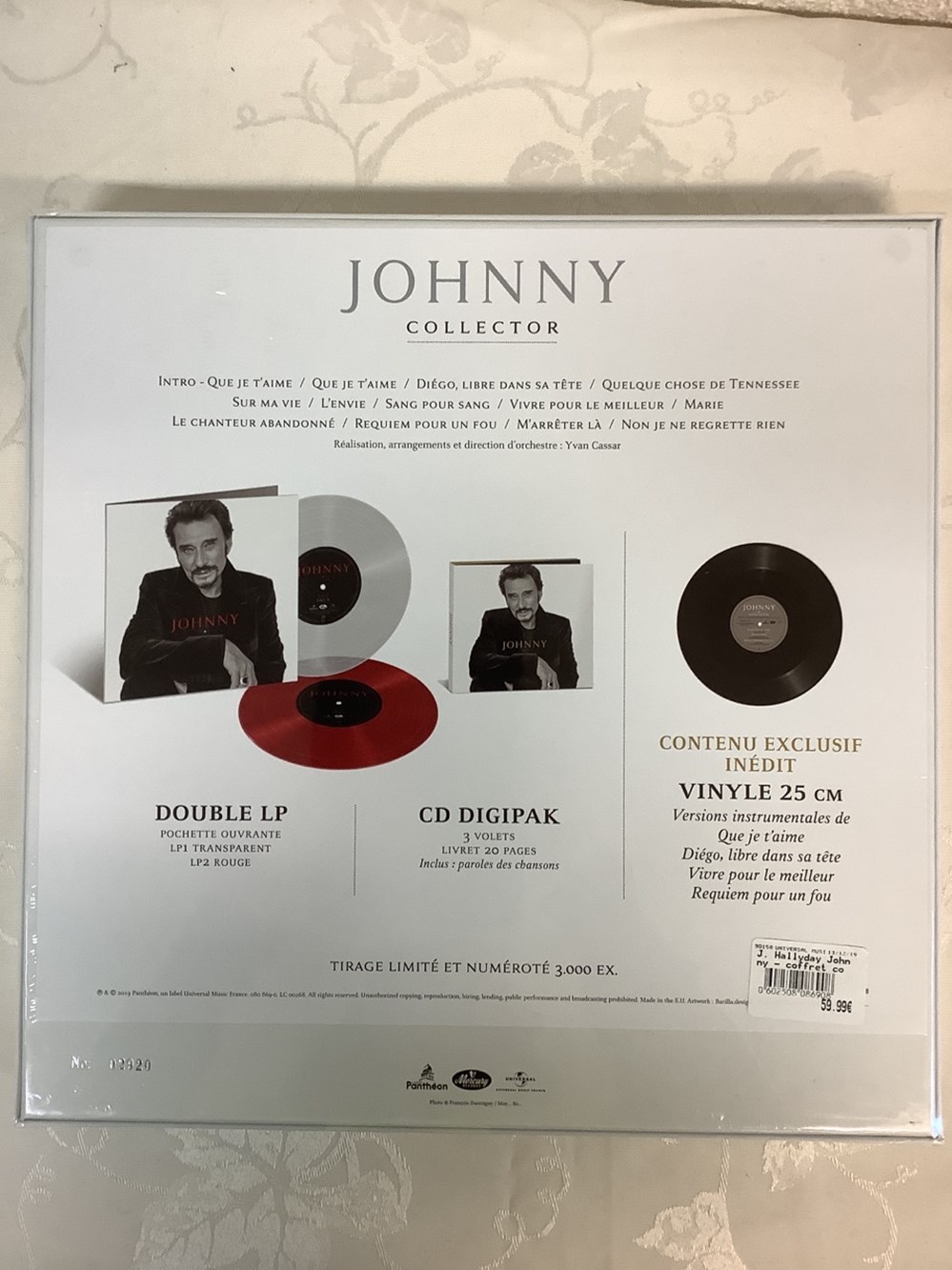 Artiste : Johnny Hallyday monnaies artiste johnny hallyday